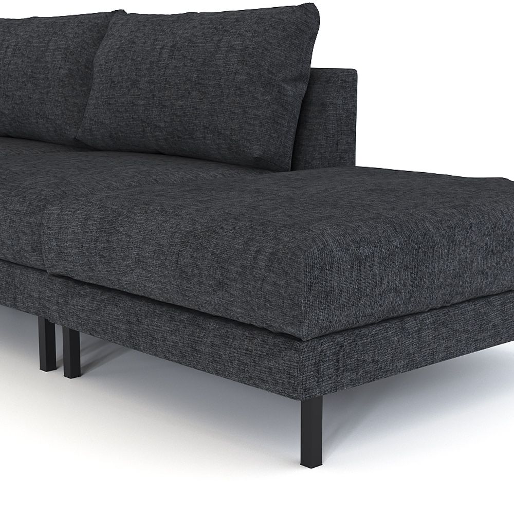 Прямой диван LOFT c пуфом