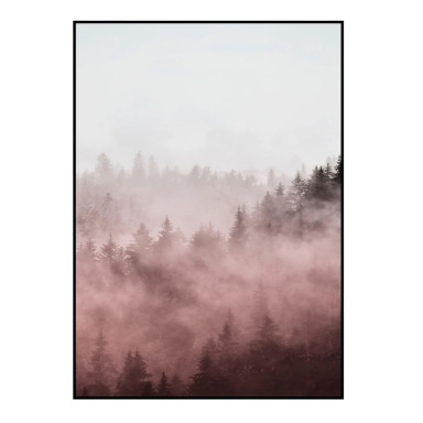Интерьерный постер FOGGY RED