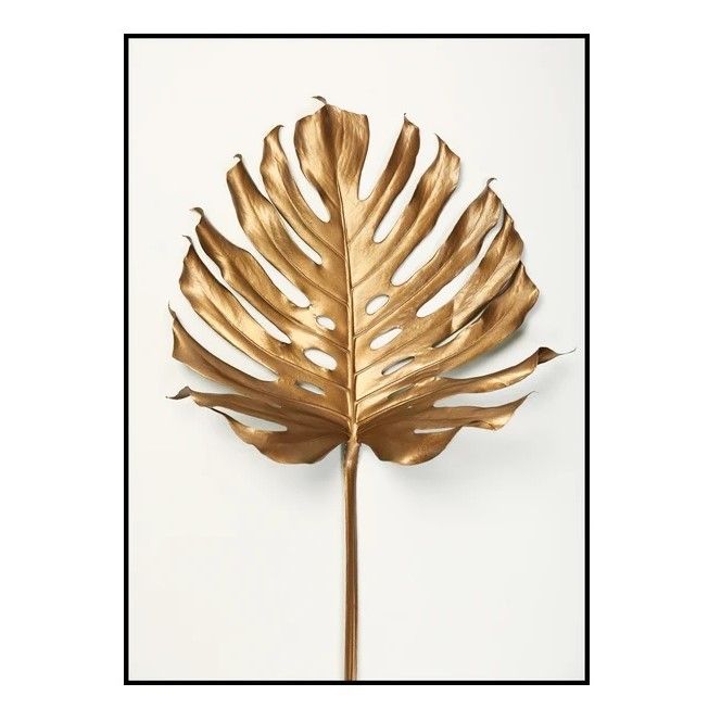 Интерьерный постер MONSTREA GOLD LEAF